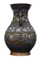 Late 19th Century quality Chinese bronze cloisonne vase (7 of 7) Late 19th Century quality Chinese bronze cloisonne vase (7 of 7)