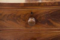 Early 19th Century Flame Mahogany Bow Chest (7 of 7) Early 19th Century Flame Mahogany Bow Chest (7 of 7)