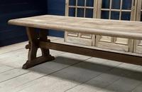 Large French Bleached Oak Refectory Farmhouse Dining Table (4 of 25) Large French Bleached Oak Refectory Farmhouse Dining Table (4 of 25)