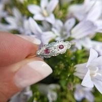 Art Deco 18ct Yellow Gold, Platinum, Ruby & Diamond Trilogy Ring, Antique (2 of 9) Art Deco 18ct Yellow Gold, Platinum, Ruby & Diamond Trilogy Ring, Antique (2 of 9)