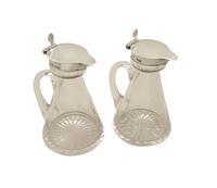 Pair of Antique Edwardian Sterling Silver & Glass Whisky Noggins / Jugs - Asprey 1906 (10 of 10) Pair of Antique Edwardian Sterling Silver & Glass Whisky Noggins / Jugs - Asprey 1906 (10 of 10)