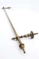 Antique Brass Curtain Pole & Brackets (2 of 13) Antique Brass Curtain Pole & Brackets (2 of 13)