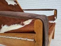 Scandinavian armchair, adjustable back, cowhide, 70s (7 of 20) Scandinavian armchair, adjustable back, cowhide, 70s (7 of 20)