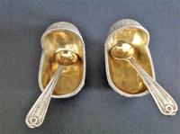 Pair of Antique Victorian Silver Salts / Spoons - 1878 (7 of 9) Pair of Antique Victorian Silver Salts / Spoons - 1878 (7 of 9)
