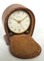Antique Travelling Mantel Clock with Original Leather Outer Case 8-Day Mantel Clock by Looping with 7 Jewels (7 of 9) Antique Travelling Mantel Clock with Original Leather Outer Case 8-Day Mantel Clock by Looping with 7 Jewels (7 of 9)