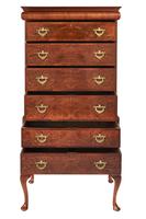 Walnut Queen Anne Revival Chest on Chest c.1920 (2 of 5) Walnut Queen Anne Revival Chest on Chest c.1920 (2 of 5)