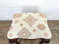 Late Victorian Carved Mahogany Stool (4 of 8) Late Victorian Carved Mahogany Stool (4 of 8)