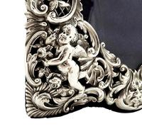 Antique Victorian Sterling Silver 1/2" Cherubs Photo Frame 1897 (4 of 9) Antique Victorian Sterling Silver 1/2" Cherubs Photo Frame 1897 (4 of 9)