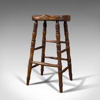 Antique Artist's Stool, English, Beech, Ash, Saddle Seat, Victorian c.1900 (3 of 12) Antique Artist's Stool, English, Beech, Ash, Saddle Seat, Victorian c.1900 (3 of 12)