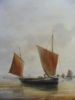 Large Oil on Canvas Marine Seascape Listed Artist Bill Haines (4 of 13) Large Oil on Canvas Marine Seascape Listed Artist Bill Haines (4 of 13)