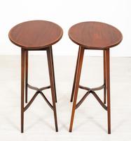 Pair of Mahogany Sheraton Revival Occasional Tables (6 of 7) Pair of Mahogany Sheraton Revival Occasional Tables (6 of 7)