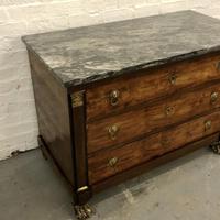 Lions paw French Empire marble top chest of drawers (8 of 10) Lions paw French Empire marble top chest of drawers (8 of 10)