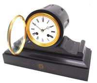 Drum Head Slate Mantel Clock – Gilt Marble 8-day Striking Mantle Clock (6 of 11) Drum Head Slate Mantel Clock – Gilt Marble 8-day Striking Mantle Clock (6 of 11)