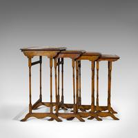 Antique Quartetto of Tables, English, Walnut, Mahogany, Nest, Edwardian, C.1910 (9 of 10) Antique Quartetto of Tables, English, Walnut, Mahogany, Nest, Edwardian, C.1910 (9 of 10)