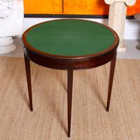 Demilune Card Table Edwardian Mahogany Folding Circular (8 of 11) Demilune Card Table Edwardian Mahogany Folding Circular (8 of 11)