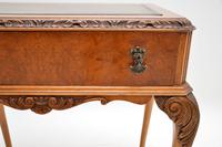 Antique Burr Walnut Leather Top Writing Table / Desk (6 of 10) Antique Burr Walnut Leather Top Writing Table / Desk (6 of 10)