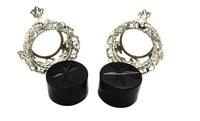 Pair of Antique Victorian Sterling Silver 'Oriental Heads' Salts 1840 (7 of 10) Pair of Antique Victorian Sterling Silver 'Oriental Heads' Salts 1840 (7 of 10)