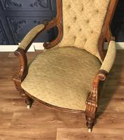 Quality Victorian Walnut Armchair (11 of 14) Quality Victorian Walnut Armchair (11 of 14)