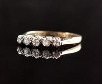 Antique Diamond Half Hoop Ring, Five Stone, 18ct Gold (8 of 13) Antique Diamond Half Hoop Ring, Five Stone, 18ct Gold (8 of 13)