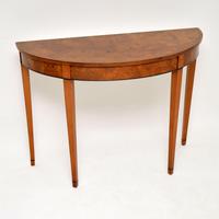 Antique Sheraton Style Pollard Oak Console Table (2 of 9) Antique Sheraton Style Pollard Oak Console Table (2 of 9)