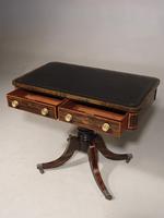 Elegant 4 Drawer Regency Period Library Table (2 of 6) Elegant 4 Drawer Regency Period Library Table (2 of 6)