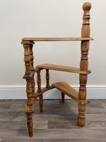 Victorian Style Light Oak Library Spiral Curved Step Ladder Stand (19 of 24) Victorian Style Light Oak Library Spiral Curved Step Ladder Stand (19 of 24)