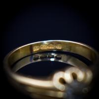 Antique Old Cut Diamond Solitaire Belcher 18ct Gold Ring (10 of 10) Antique Old Cut Diamond Solitaire Belcher 18ct Gold Ring (10 of 10)