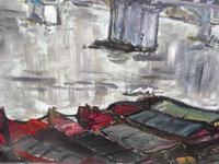 Large Oil on Board The Thames Listed Artist Sheila Appleton (10 of 12) Large Oil on Board The Thames Listed Artist Sheila Appleton (10 of 12)