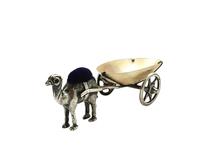 Antique Edwardian Sterling Silver Camel with Cart Pin Cushion 1909 (6 of 8) Antique Edwardian Sterling Silver Camel with Cart Pin Cushion 1909 (6 of 8)