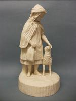 English Parian Ware Figure of a Girl & Sheep c.1860 (6 of 8) English Parian Ware Figure of a Girl & Sheep c.1860 (6 of 8)