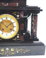 Amazing Mappin & Webb French Slate & Marble Mantel Clock 8 Day Striking Mantle Clock (10 of 10) Amazing Mappin & Webb French Slate & Marble Mantel Clock 8 Day Striking Mantle Clock (10 of 10)