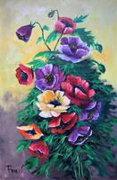 British School Vintage Mid-Century Still Life Floral Study Oil Painting (4 of 12) British School Vintage Mid-Century Still Life Floral Study Oil Painting (4 of 12)