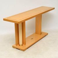 1970’s Vintage Italian Maple Console Table (3 of 11) 1970’s Vintage Italian Maple Console Table (3 of 11)