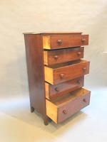 George III Mahogany Pillar Chest Of Drawers (9 of 11) George III Mahogany Pillar Chest Of Drawers (9 of 11)