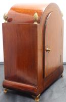 Antique Mahogany Inlaid Ormolu Finials 8 Day Striking Mantle Clock (9 of 10) Antique Mahogany Inlaid Ormolu Finials 8 Day Striking Mantle Clock (9 of 10)
