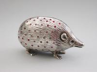 Edwardian Novelty Silver Hedgehog Pin Cushion by Sydney & Co, Birmingham, 1906 (9 of 12) Edwardian Novelty Silver Hedgehog Pin Cushion by Sydney & Co, Birmingham, 1906 (9 of 12)