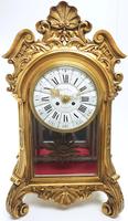 Wow! Incredible French Gilt Mantel Clock Visible Pendulum Glass Panels 8 Day Mantle Clock (3 of 9) Wow! Incredible French Gilt Mantel Clock Visible Pendulum Glass Panels 8 Day Mantle Clock (3 of 9)