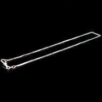 Antique Sterling Silver Enamel Niello Short Watch Chain Necklace with Dog Clip (3 of 7) Antique Sterling Silver Enamel Niello Short Watch Chain Necklace with Dog Clip (3 of 7)
