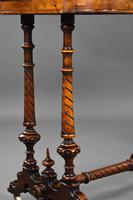 19th Century Victorian Burr Walnut Occasional Table (6 of 7) 19th Century Victorian Burr Walnut Occasional Table (6 of 7)