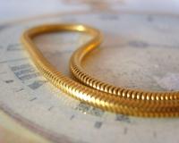 Vintage Pocket Watch Chain 1970s 12ct Gold Plated Snake Link Albert & T Bar (6 of 9) Vintage Pocket Watch Chain 1970s 12ct Gold Plated Snake Link Albert & T Bar (6 of 9)
