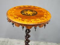 Marquetry Inlaid Walnut Wine Table (5 of 10) Marquetry Inlaid Walnut Wine Table (5 of 10)