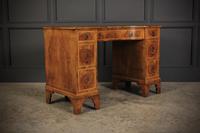 Queen Anne Style Burr Walnut Concave Writing Desk (15 of 18) Queen Anne Style Burr Walnut Concave Writing Desk (15 of 18)