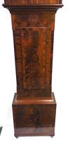 18th Century Scottish 8 Day Longcase Clock Flame Mahogany Painted Dial Grandfather Clock (7 of 7) 18th Century Scottish 8 Day Longcase Clock Flame Mahogany Painted Dial Grandfather Clock (7 of 7)