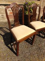 Set of 8 Hepplewhite Style Mahogany Dining Chairs (5 of 12) Set of 8 Hepplewhite Style Mahogany Dining Chairs (5 of 12)