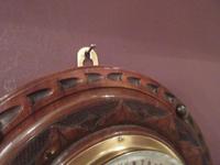 Antique Solid Walnut Manchester Aneroid Barometer (3 of 6) Antique Solid Walnut Manchester Aneroid Barometer (3 of 6)