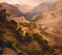 Oil Painting ‘The Lledr Valley’ by Frank T. Carter (5 of 9) Oil Painting ‘The Lledr Valley’ by Frank T. Carter (5 of 9)