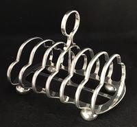 Walker & Hall Large Silver Plated 7 Bar Toast Rack (7 of 12) Walker & Hall Large Silver Plated 7 Bar Toast Rack (7 of 12)
