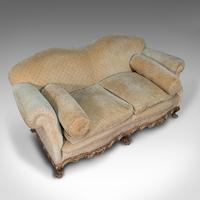 Antique 2 Seat Sofa, French, Textile, Beech, Settee, C.1900 (7 of 12) Antique 2 Seat Sofa, French, Textile, Beech, Settee, C.1900 (7 of 12)