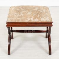 Mahogany "X" Frame Stool (2 of 6) Mahogany "X" Frame Stool (2 of 6)