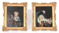 Wonderful Pair of Antique Oil Paintings of Children - Frank Albert Philips 1835 - 1903 (6 of 11) Wonderful Pair of Antique Oil Paintings of Children - Frank Albert Philips 1835 - 1903 (6 of 11)
